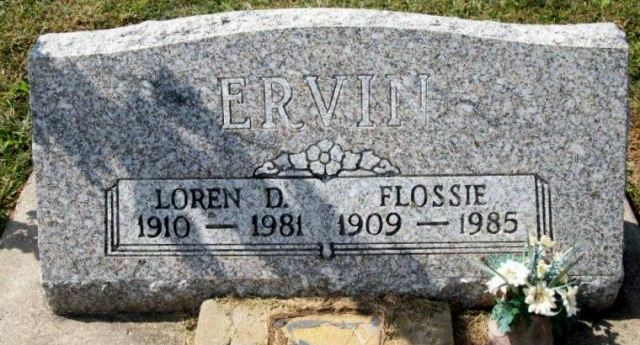 Loren D and Flossie Ervin